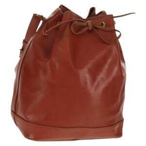 Authentic LOUIS VUITTON Epi Petit Noe Shoulder Bag Brown M44103 LV